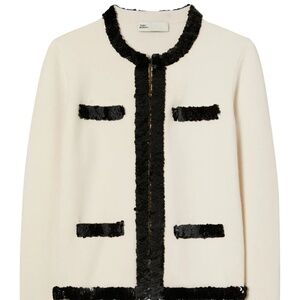NWT Tory Burch Kendra sequinned jacket (M)